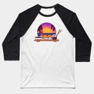 Sushi And Sunshine Baseball T-Shirt